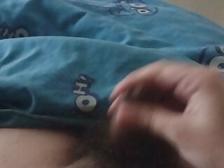 Beta premature ejaculator dribbles his tiny load so fast.