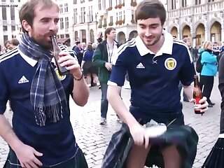 Scotsmen in Brussels for soccermatch