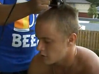 THE RULE IS CLEAR: If you want to be a man, you must look like a man, and to do that, you must shave your head like the guy in the video. A MAN HAS TO HAVE SHORT HAIR.