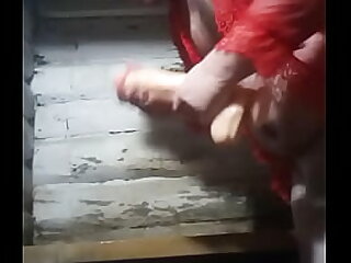 Anal fuck of a HUGE ASS of a gay man in a red shirt