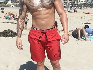 9 Tattooed muscle boxer Thane Wadams flexwiththane Onlyfans porn leaked