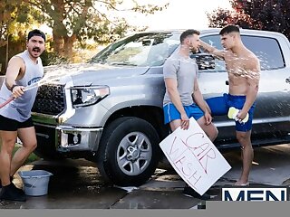 Wet Ass Fundraiser  Malik Delgaty, Caden  Bareback