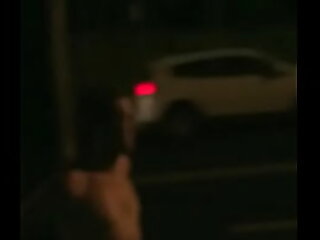 A mate wanted to take a photo of me handcuffed naked to a telegraph pole&period; After he put the handcuffs on he set the camera up and left me there for over 20 minutes&period; This is the best 4 minutes where 6 cars drive past&period; Pity he didn'