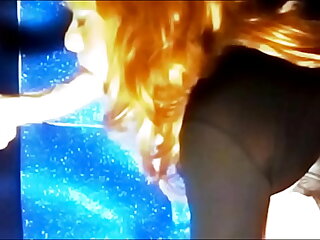 Blowjob practice for a horny crossdresser