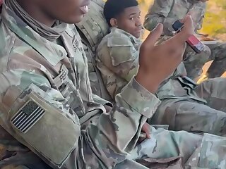 Watch these military buddies having a great time together.