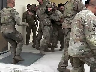 Watch these military buddies having some fun times together.