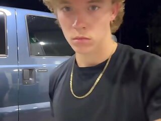 Watch these blonde teen farmer with a nice body.