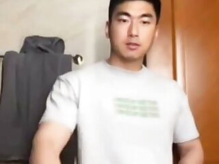 Asian sexy muscle guy cam solo