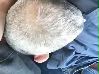 Daddy sucking son