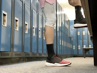 Getting changed in gym